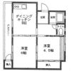 ハイツ夏島の間取り画像