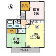 フォレスト Aの間取り画像