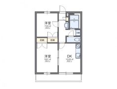 レオパレスパークサイド アイの間取り画像