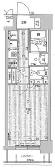 ラナップスクエア東梅田の間取り画像
