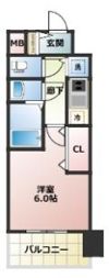 プレリスNEO大阪十三エルヴィオンの間取り画像