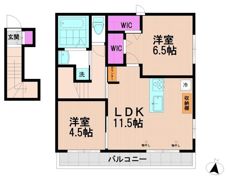 コンフォート新座の間取り画像
