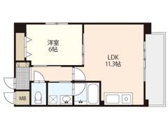 コリエンテ大宮の間取り画像
