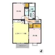 フォーエバー八坂IIの間取り画像