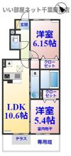 コモンシティハイツJの間取り画像