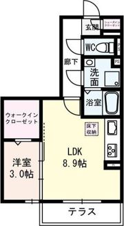 カサレリアⅢの間取り画像