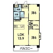 Montini黒髪の間取り画像