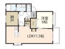 高崎ハイツ B棟の間取り画像