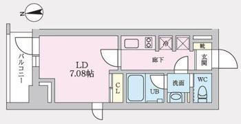 タスキプライムテラス後楽園の間取り画像