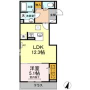 D－roomせのやⅡの間取り画像