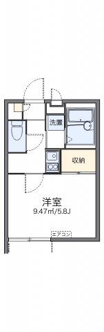 レオパレスイーストの間取り画像