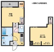 modern palazzo貝津OTTOの間取り画像