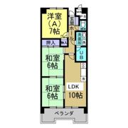 グランドヒルズ東海の間取り画像