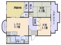 新納マンションの間取り画像