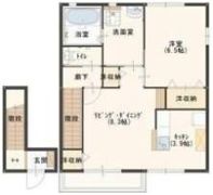 エスタシオン新町Aの間取り画像
