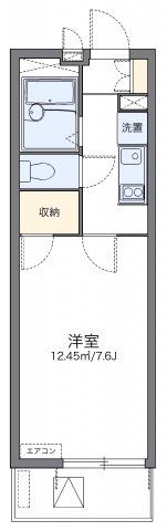 レオパレスカルモⅡの間取り画像