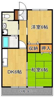 頓野ヒルズIの間取り画像