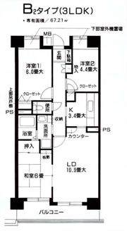 レ・シェーナの間取り画像