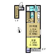 ル・ボヌール仙台の間取り画像