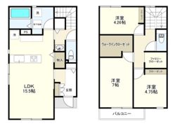 新座市野火止5丁目戸建の外観画像