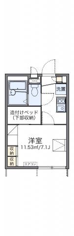 レオパレスアプリコットの間取り画像