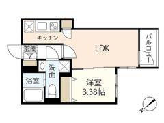 ヴィラ博丈(ヒロタケ)庚午北の間取り画像