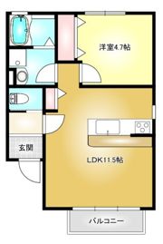 ル・シェルⅡの間取り画像