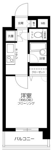 エクセリア池上の間取り画像