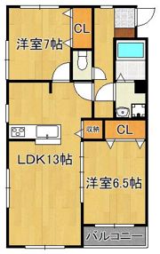 高峰第6晴和ビルの間取り画像
