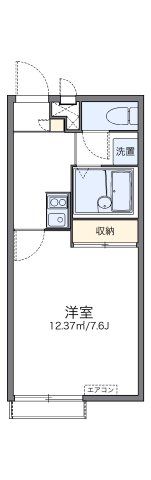 レオパレスあすなろ 2号の間取り画像