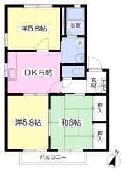 Sky LarkA棟の間取り画像