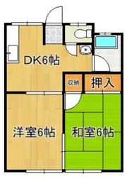 コーポ松本の間取り画像