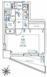 エスエスアドバンス横濱阪東橋exの間取り画像