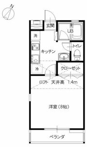 フラワーハイツの間取り画像