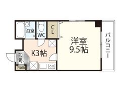 クロワール京橋の間取り画像