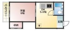 コーポあおき3の間取り画像