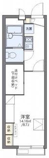 レオパレスさくらの間取り画像