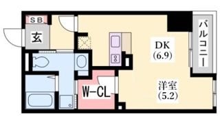 オーキッドレジデンス神戸三宮の間取り画像