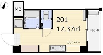 Kフラッツ根岸の間取り画像