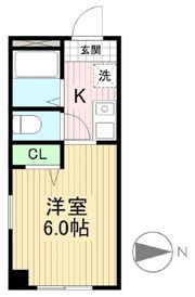 ハイツ平田の間取り画像