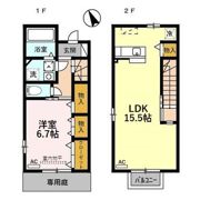 アバンウェル田中町 B棟の間取り画像