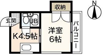 谷岡ビル2号館の間取り画像