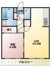 ヴィルヌーブ21の間取り画像