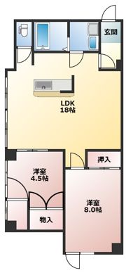 田上中央ビルの間取り画像
