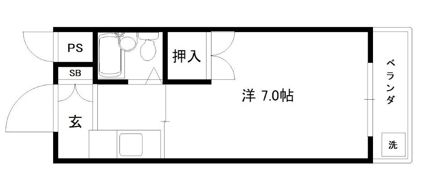 一条グランハイツ京都の間取り画像