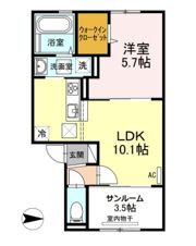 セキュレア須屋 B棟の間取り画像