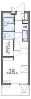 レオパレスエクレールK下大槻の間取り画像