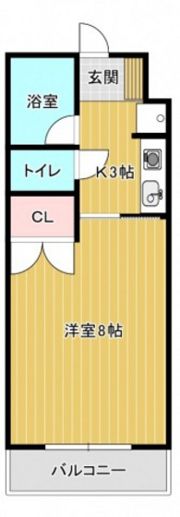 メゾン菊地の間取り画像