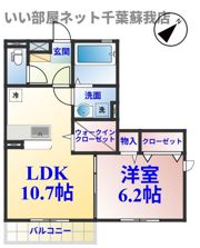 第8須賀ハイツの間取り画像