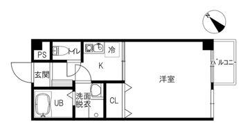 クリスタルシップの間取り画像